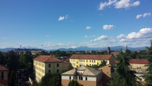 Spettacolare vista da uno dei balconi dell'appartamento