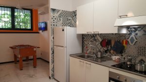 Piano Cottura a induzione, forno mi croonde e frigorifero